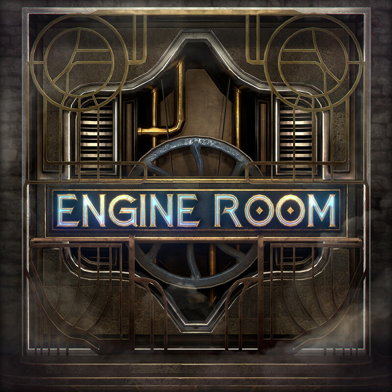 Sign for a virtual world gathering. 3D work and Logo design combined.